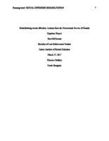 Rehabilitating sexual offenders: lessons from the Correctional Service of Canada