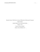 Restorative justice : the need for awareness within the law enforcement community