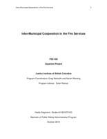 Inter-municipal cooperation in the fire services