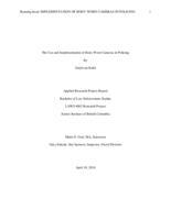 The use and implementation of body worn cameras in policing