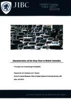 Characteristics of the grey fleet in British Columbia