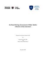 On-road driving assessment of older adults