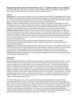 Mass-gathering health research foundational theory
