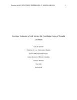 Eyewitness testimonies in North America: the contributing factors of wrongful convictions