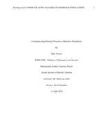 Communicating potential hazards to homeless populations