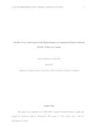The role of law enforcement in the implementation of legislations related to intimate partner violence in Canada