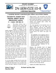 In service: 10-8 Vol.5: Iss.3, 2005