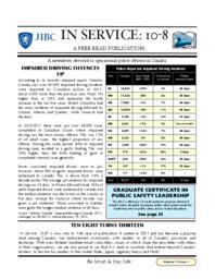 In service: 10-8 Vol.13: Iss.1, 2013