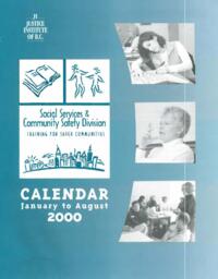 Social services & community safety division calendar January to August 2000