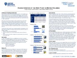 Characteristics of the grey fleet in British Columbia