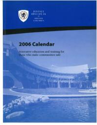 Justice Institute of British Columbia calendar 2006