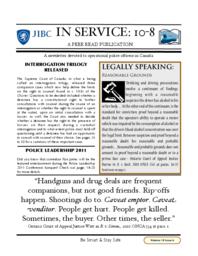 In service: 10-8 Vol.10: Iss.6, 2010