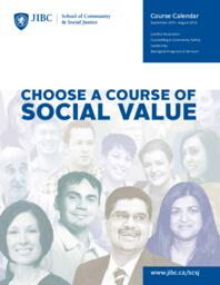 School of community & social justice course calendar September 2011 to August 2012