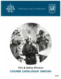 Fire & safety division course catalogue 2000-2001