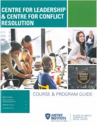 Centre for leadership & centre for conflict resolution course & program guide