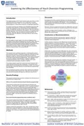 Examining the effectiveness of youth diversion programming