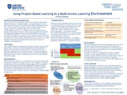 Using project based learning in a multi-access learning environment