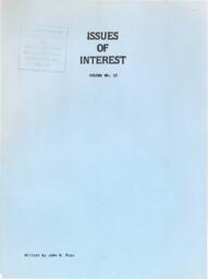 Issues of interest Vol.12, June 1983