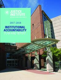 Institutional accountability plan and report 2017-2018