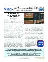 In service: 10-8 Vol. 22: Iss.2, 2022
