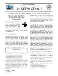 In service: 10-8 Vol.1: Iss.3, 2001