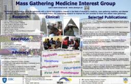 Mass gathering medicine interest group