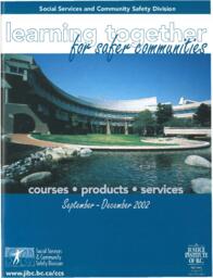 Social services & community safety division calendar September to December 2002