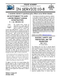 In service: 10-8 Vol.1: Iss.10, 2001