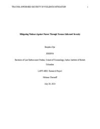 Mitigating violence against nurses through trauma-informed security