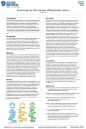 Examining the effectiveness of restorative justice