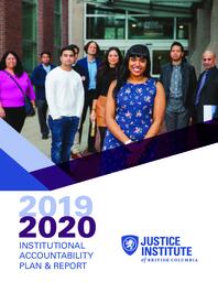 Institutional accountability plan and report 2019-2020