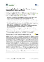 Assessing the relative impact of diverse stressors among public safety personnel