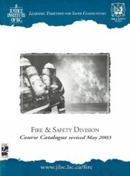 Fire & safety division course catalogue revised May 2003