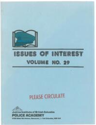 Issues of interest Vol. 29, December 1987