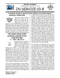 In service: 10-8 Vol.1: Iss.13, 2001