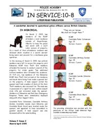 In service: 10-8 Vol.5: Iss.2, 2005