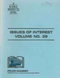 Issues of interest Vol. 39, October 1991