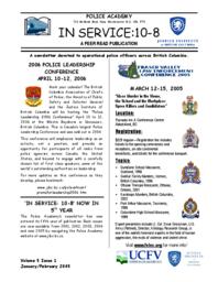In service: 10-8 Vol.5: Iss.1, 2005