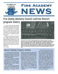 Fire academy news November 1995