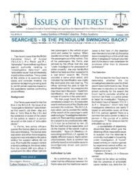 Issues of interest Vol. 49. No. 4, October 1998