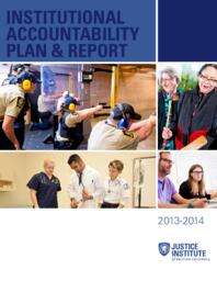 Institutional accountability plan and report 2013-2014