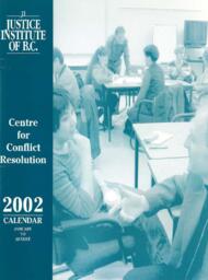 Centre for conflict resolution calendar January to August 2002