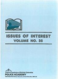 Issues of interest Vol. 35, October 1989