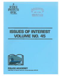 Issues of interest Vol. 45, July 1994