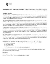 2010 carbon neutral action report