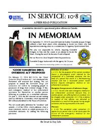 In service: 10-8 Vol.16: Iss.5, 2016