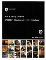 Fire & safety division 2007 course calendar