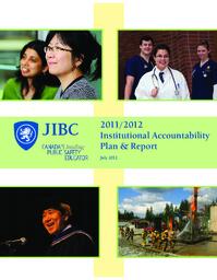 Institutional accountability plan and report 2011-2012