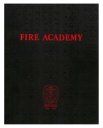 Fire academy course calendar 1988-1989
