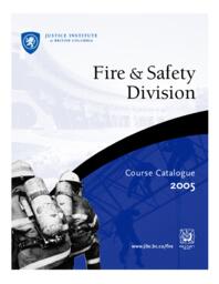 Fire & safety division course catalogue 2005